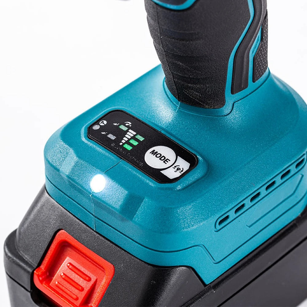 Brushless electric wrench with high torque, rechargeable electric air gun, auto repair impact lithium battery wrench